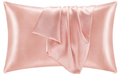 Satin Pillowcase for Hair and Skin, Super Soft and Cooling Similar to Silk Pillow Cases 2 Pack with Envelope Closure, Gift for Women Men(20"x26") Standard Size