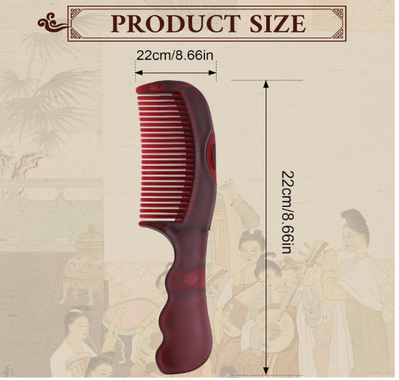2PCS Anti Dandruff Comb, Scalp Detox Comb for Scalp Build Up, Sweep Dandruff Removal Brush for Hair Care