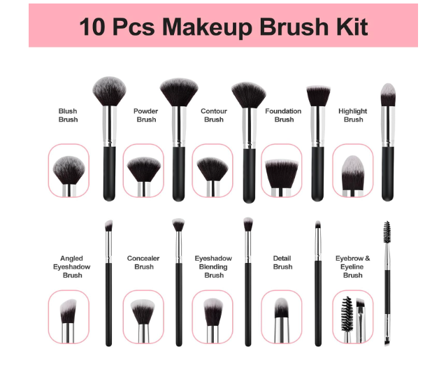 13 Pcs Premium Kit with Foundation Concealer Blush Sponge Professional Beauty Blenders Accessories