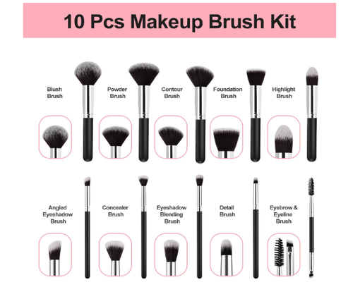 13 Pcs Premium Kit with Foundation Concealer Blush Sponge Professional Beauty Blenders Accessories
