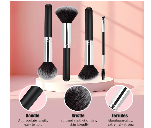 13 Pcs Premium Kit with Foundation Concealer Blush Sponge Professional Beauty Blenders Accessories